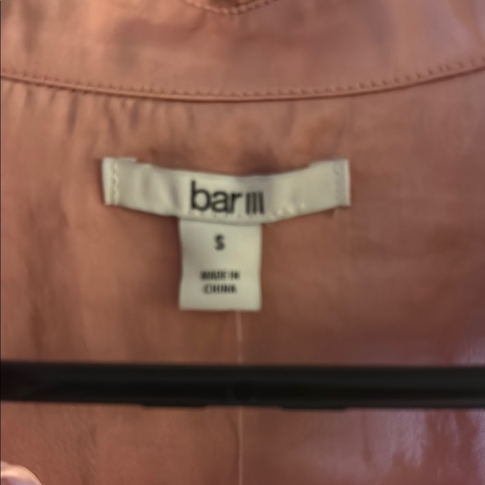 Bar III Women's Pink Satin Blouse 🎃 - Picture 2 of 6